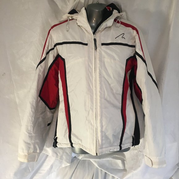 *HOST PICK* Alpinetek Jacket White Sz M 10/12 Autentic Terrain Gear Winter Coat - Picture 1 of 15